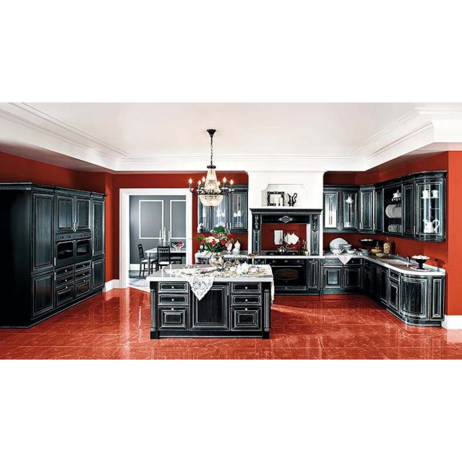 Кухня Гальяно черная