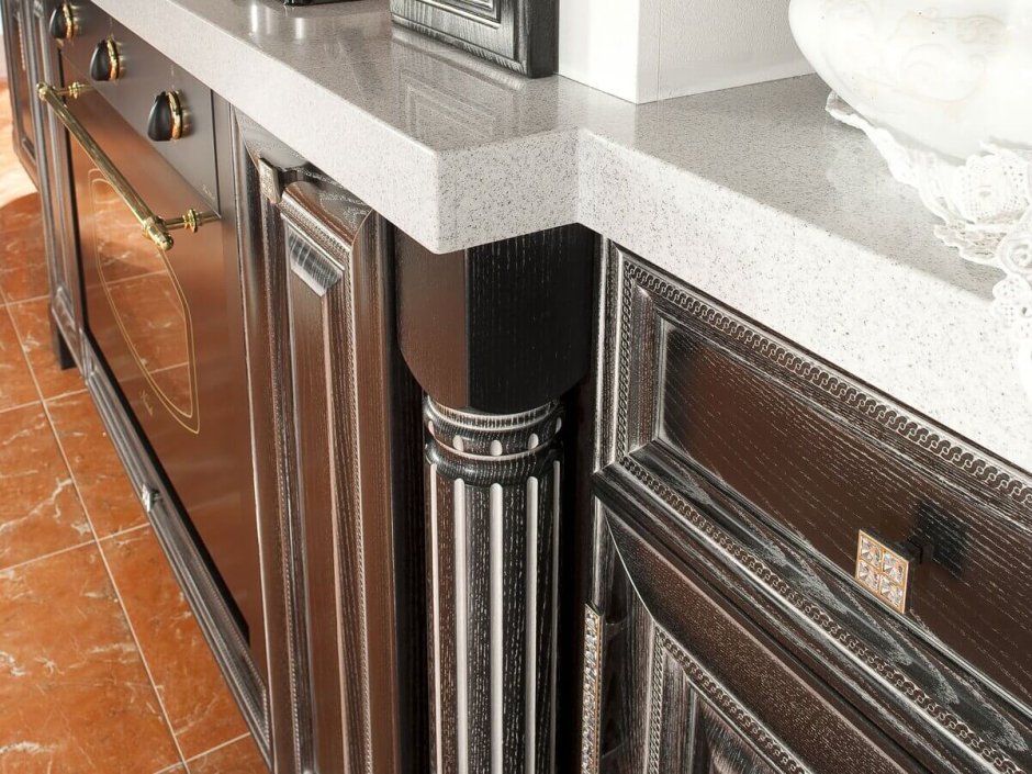 Кухня Гальяно черная