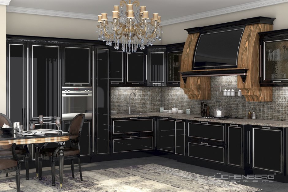 Черная кухня классика