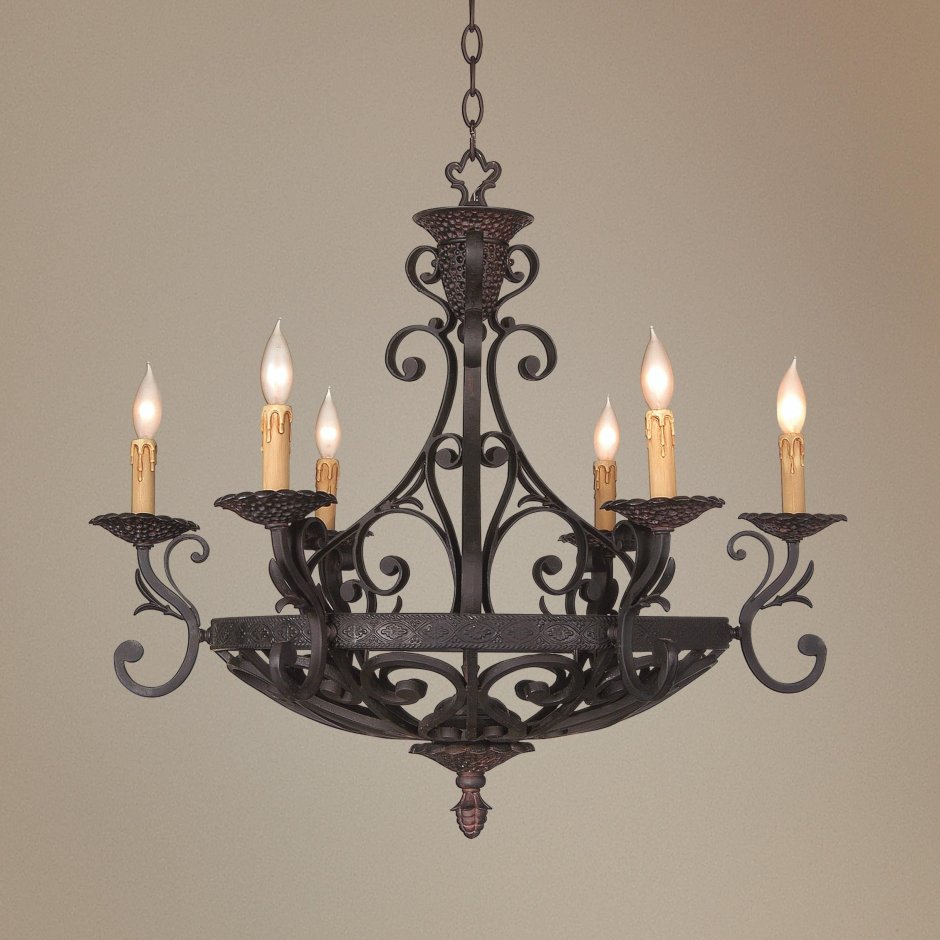 Люстра из чугуна