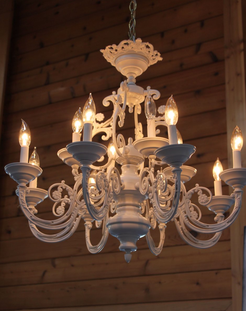 Перекраска люстры