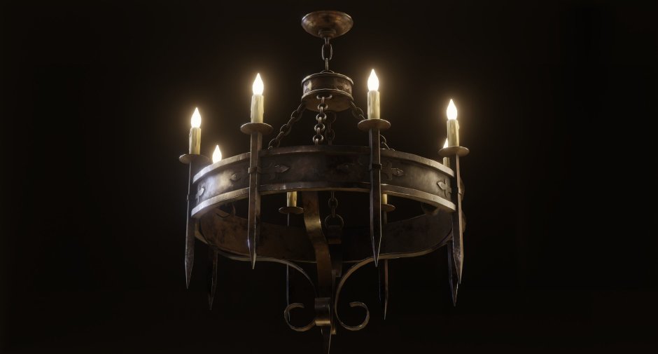 Фонарь в стиле Барокко