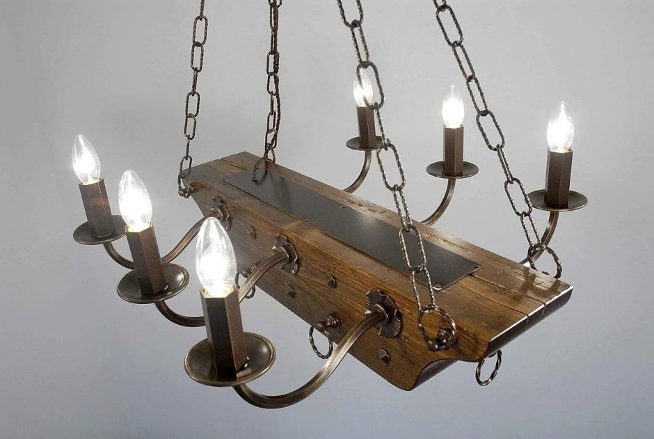 Люстра ковка