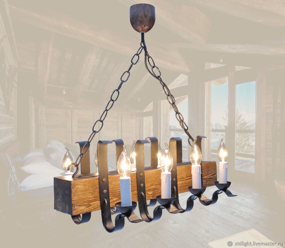 Люстра ковка Борджиа