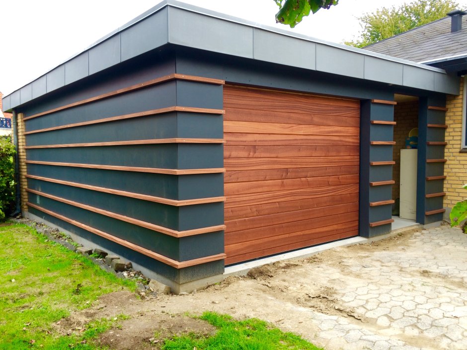 Фасад гаража