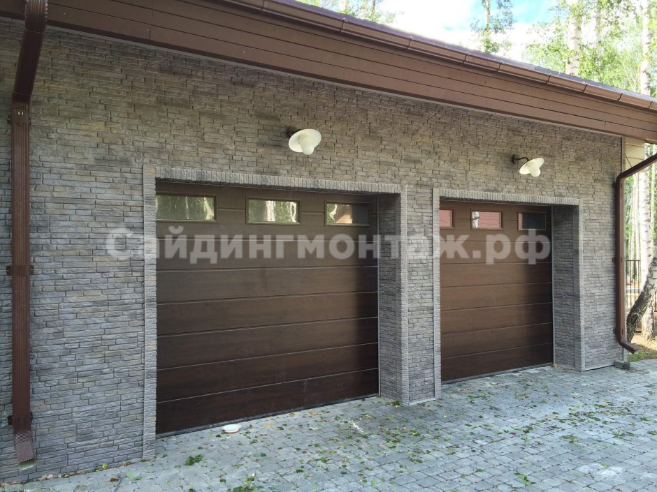 Отделка гаража снаружи