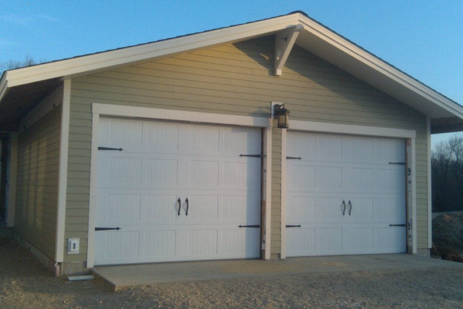 Гараж из сайдинга