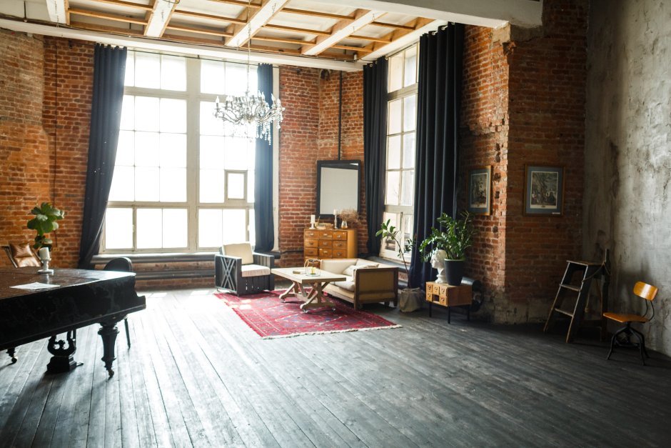 Эркер в стиле лофт