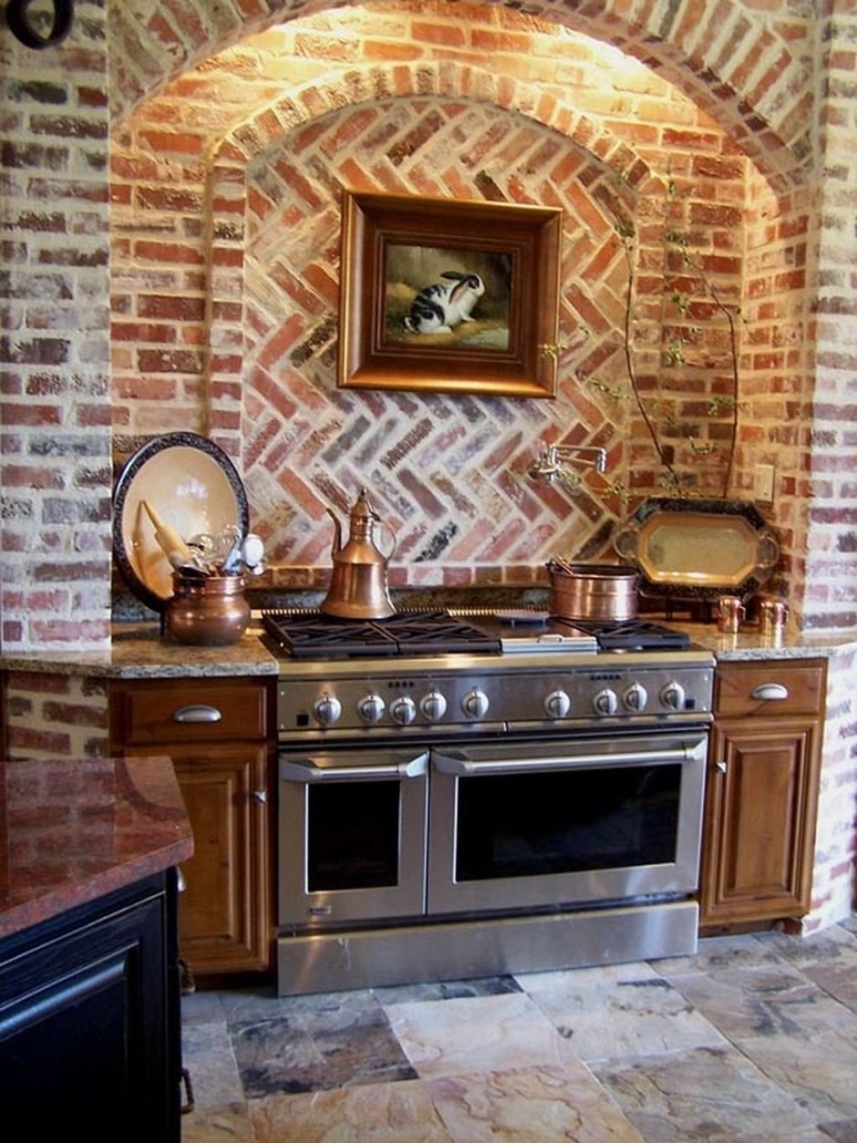 Русская печь с плитой