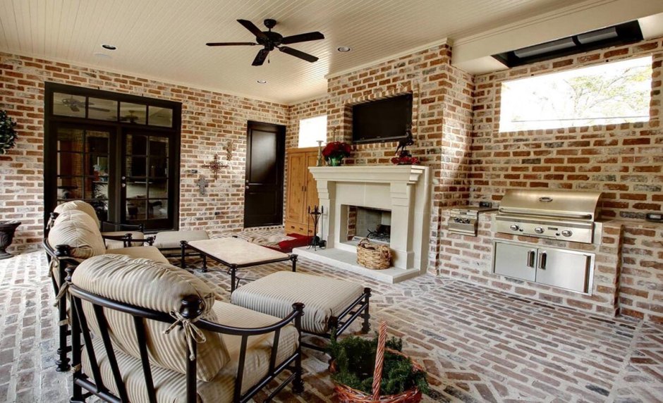 Кухня в стиле лофт Прованс