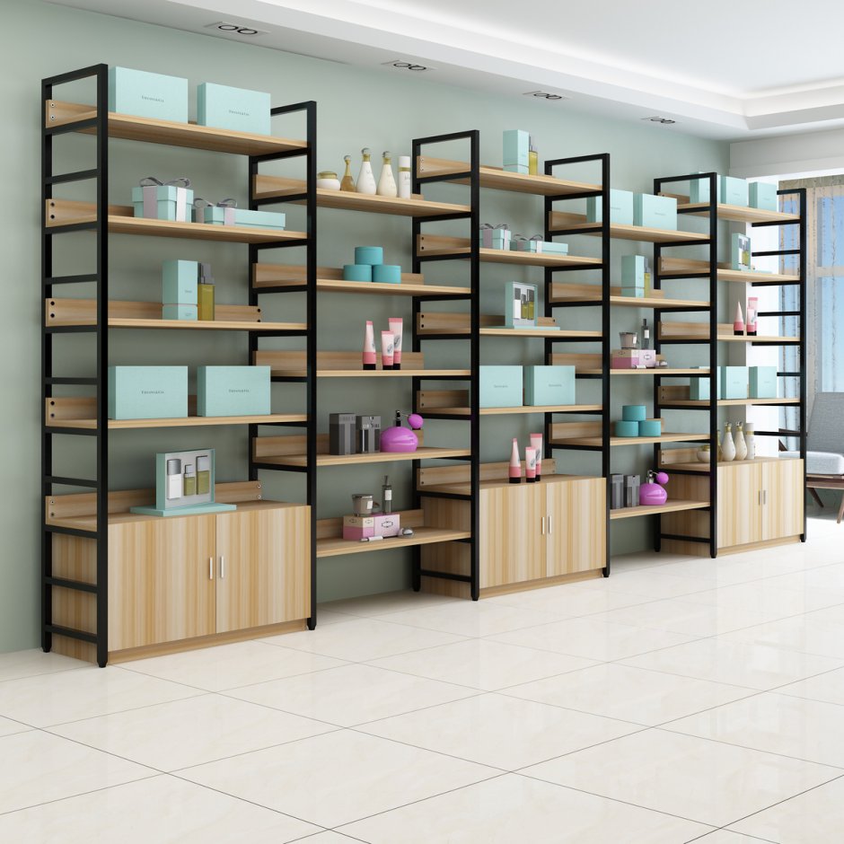 Стеллажи для магазина косметики