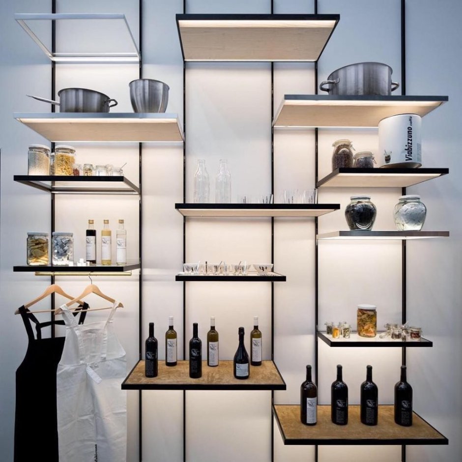 Торговые стеллажи лофт