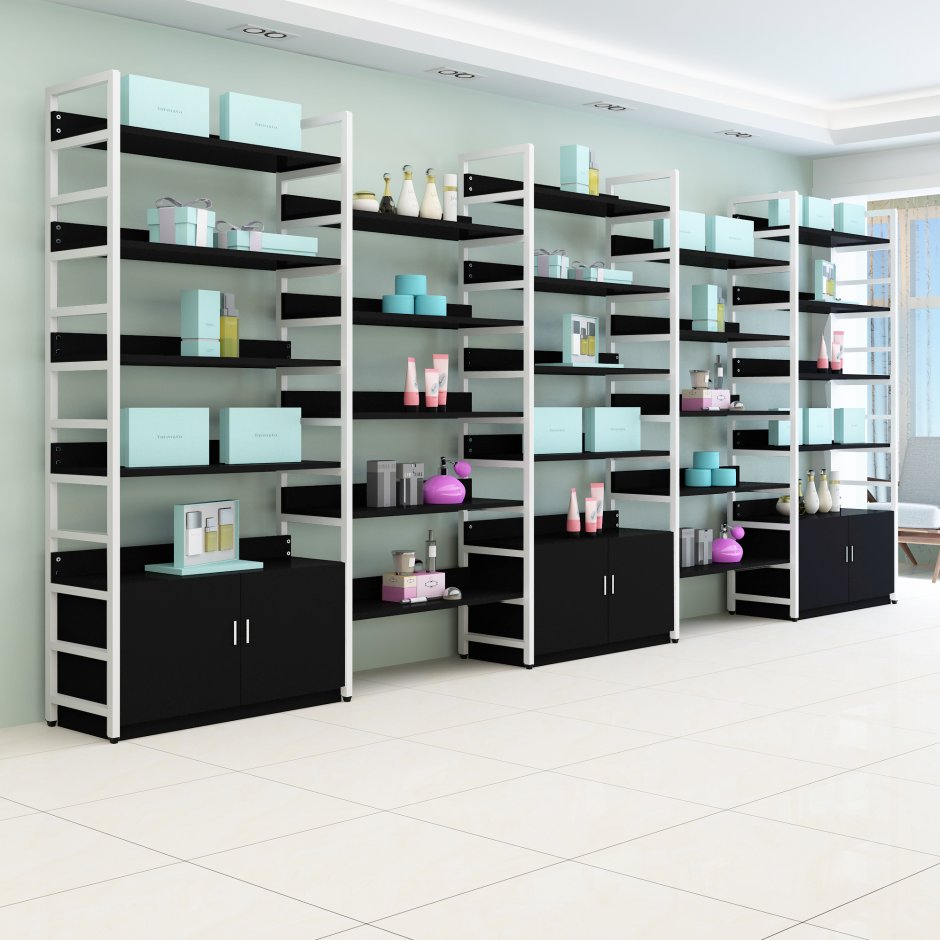 Стеллажи для магазина косметики
