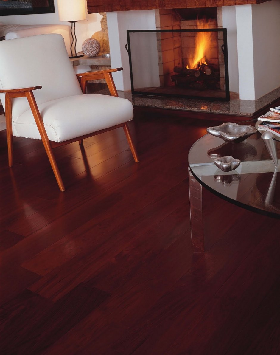 Ламинат красное дерево в интерьере