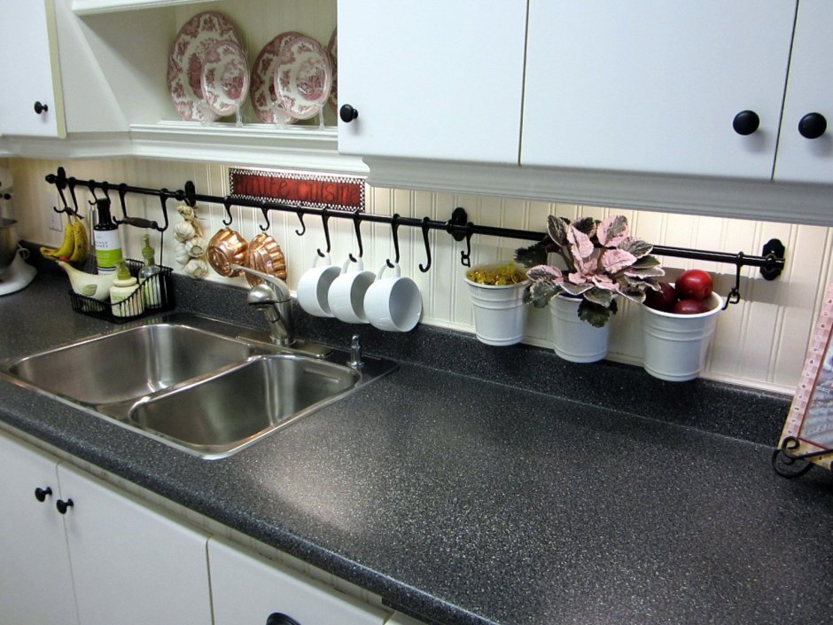 Рейлинг черный для кухни икеа