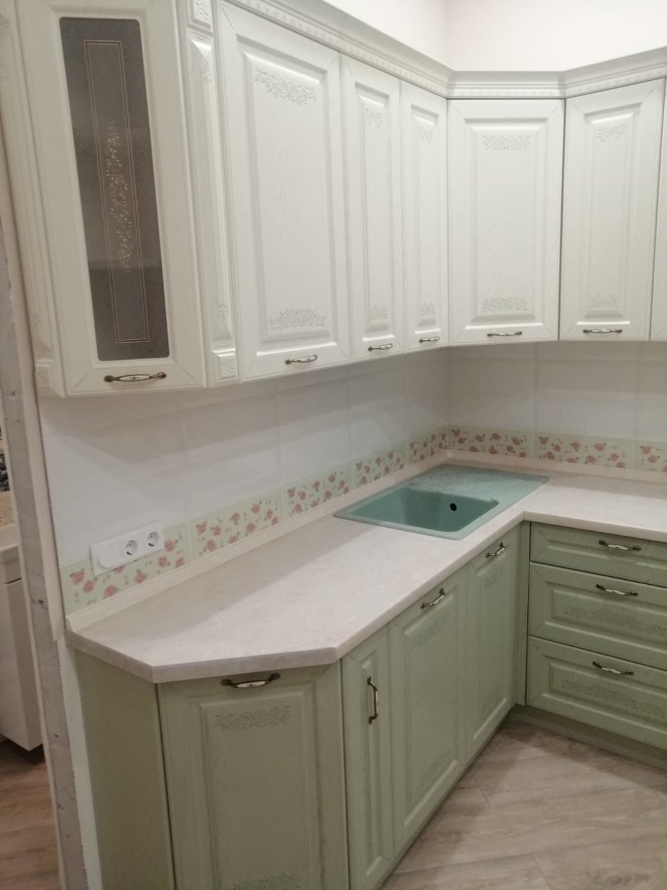 Кухня Кантри фисташка Оливия