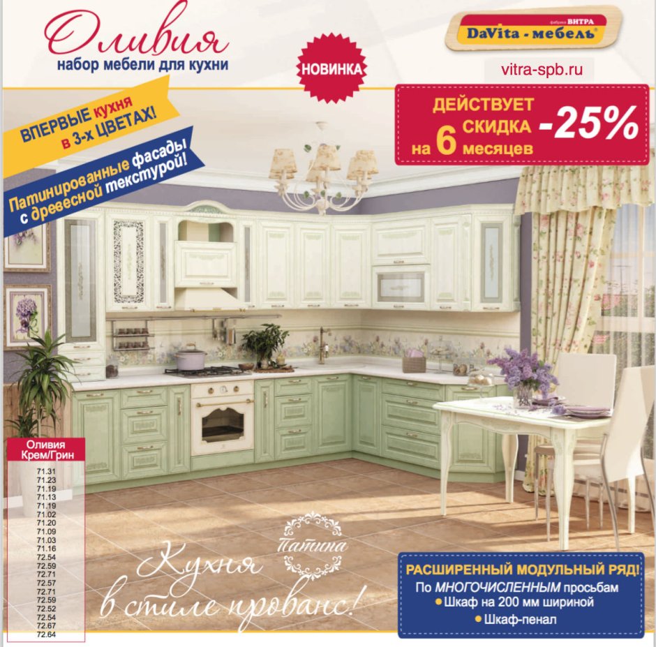 Кухня фасады AGT белый глянец