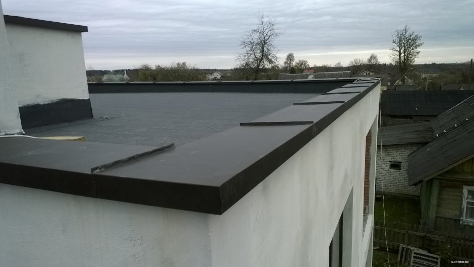 Парапетная воронка для плоской кровли узел ТЕХНОНИКОЛЬ