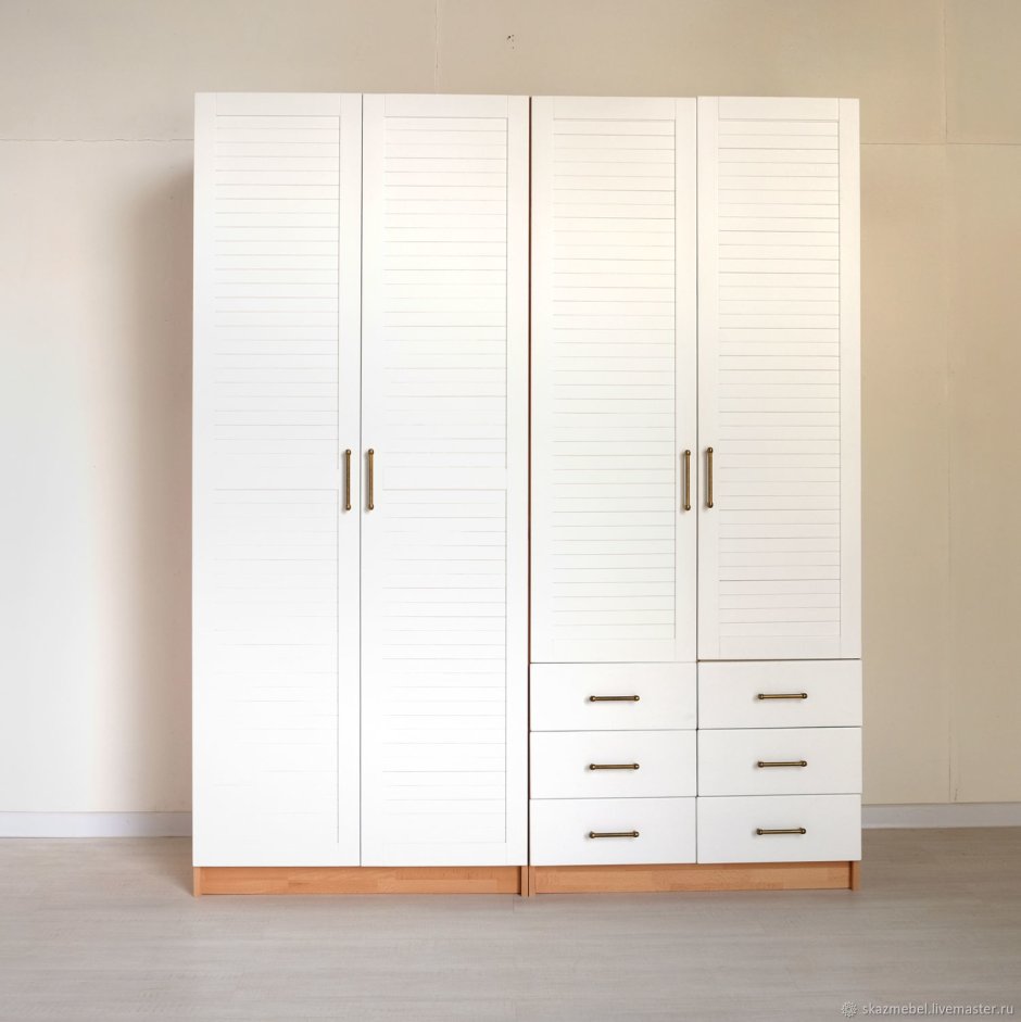 Распашной шкаф Нордик-3 Scandi Plain