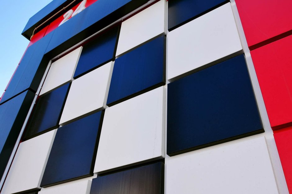 Фасад композит металлокассеты