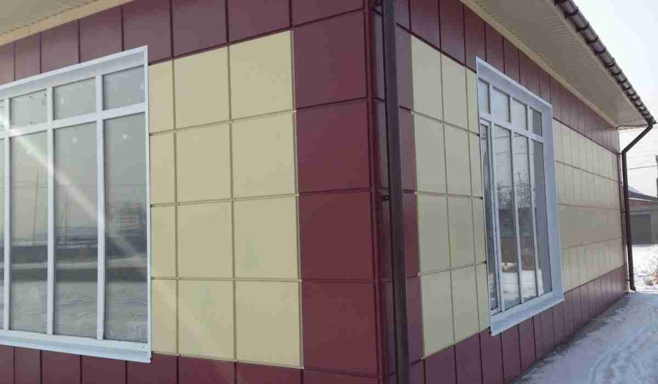 Фасад композит металлокассеты