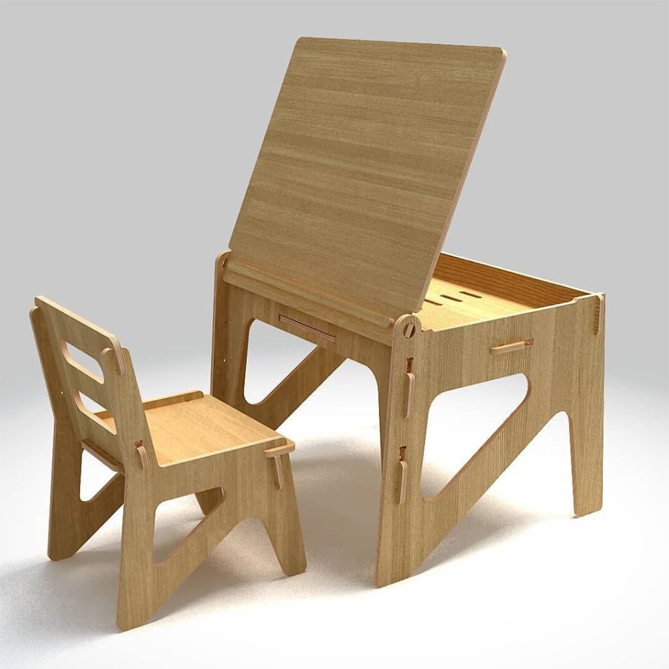 Детский стульчик из фанеры