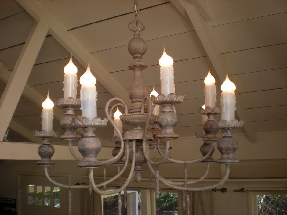 Перекраска люстры