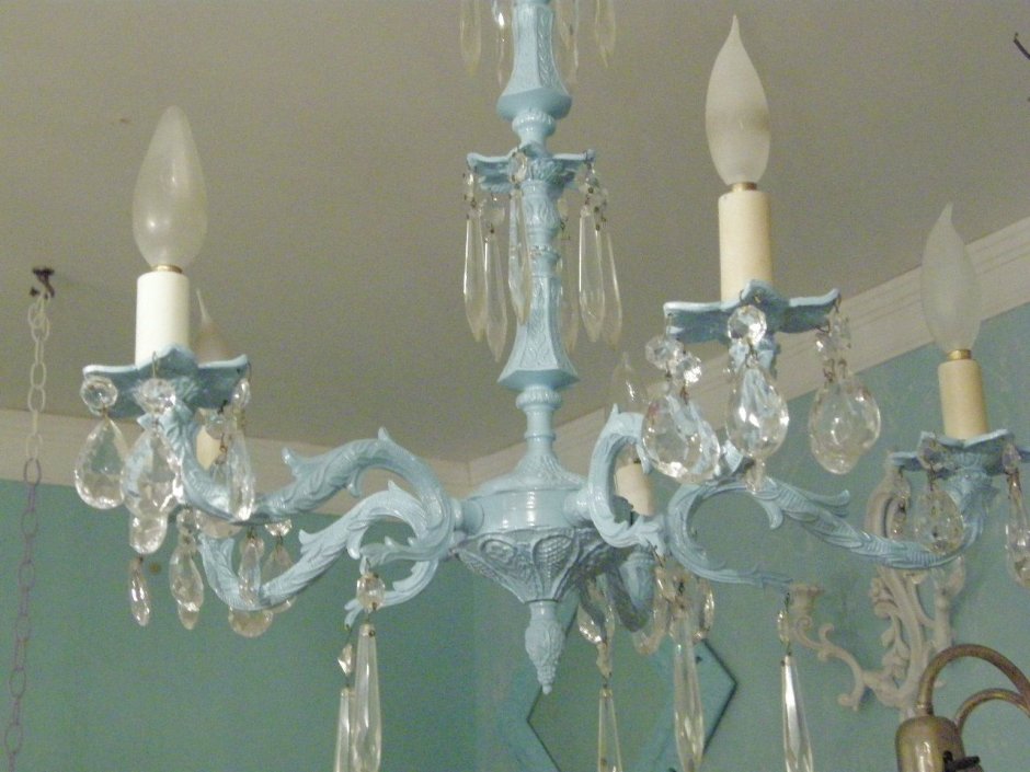 Перекраска люстры