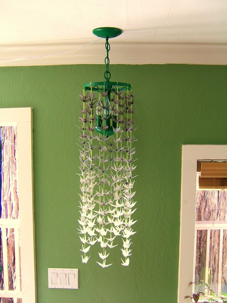 Что можно сделать из старой люстры