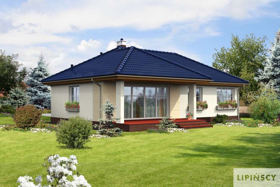 Домик с шатровой крышей