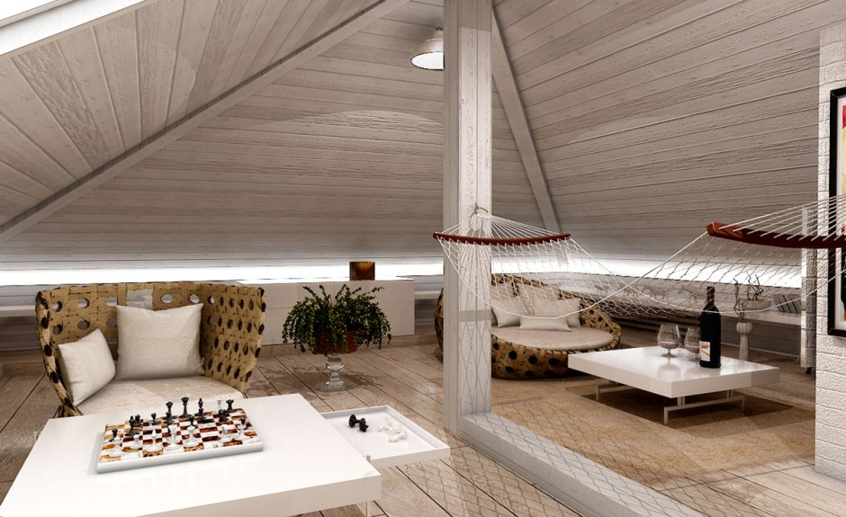 Четырёхскатная крыша с мансардой