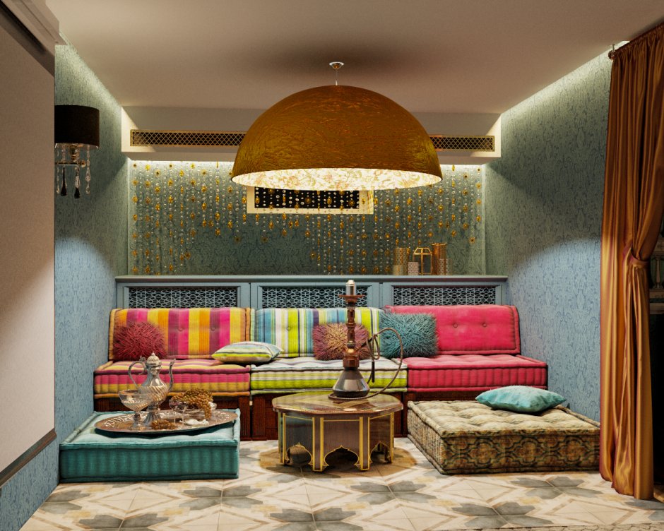 Мягкая мебель в марокканском стиле