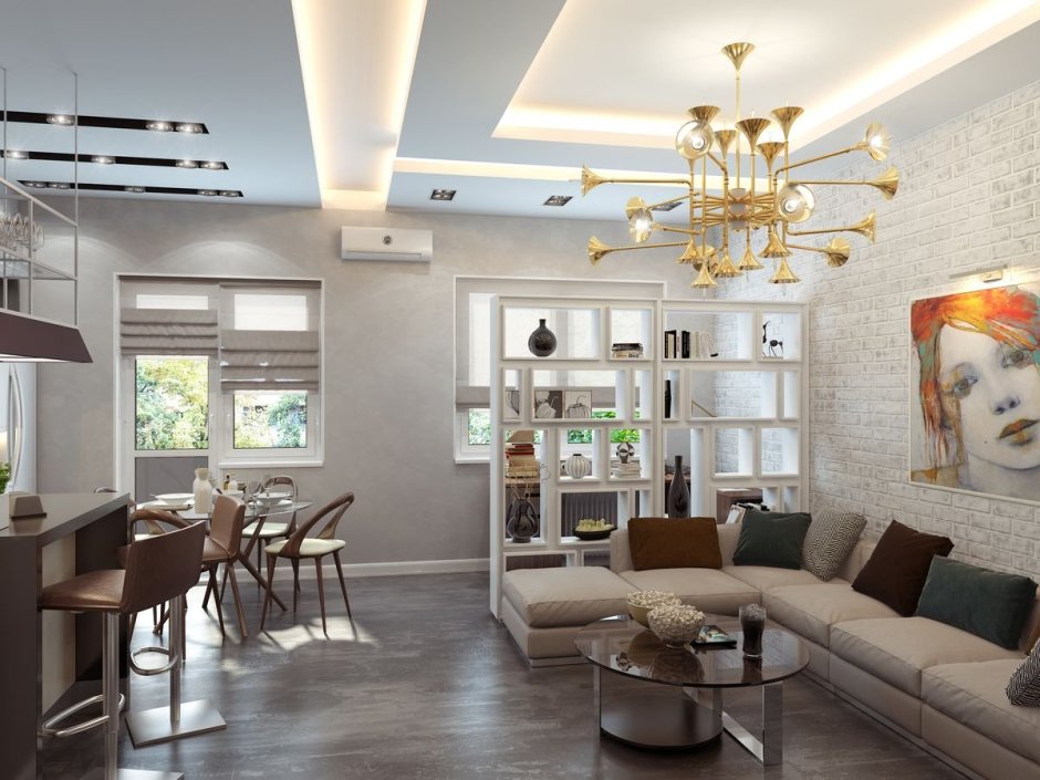 Ригель в интерьере