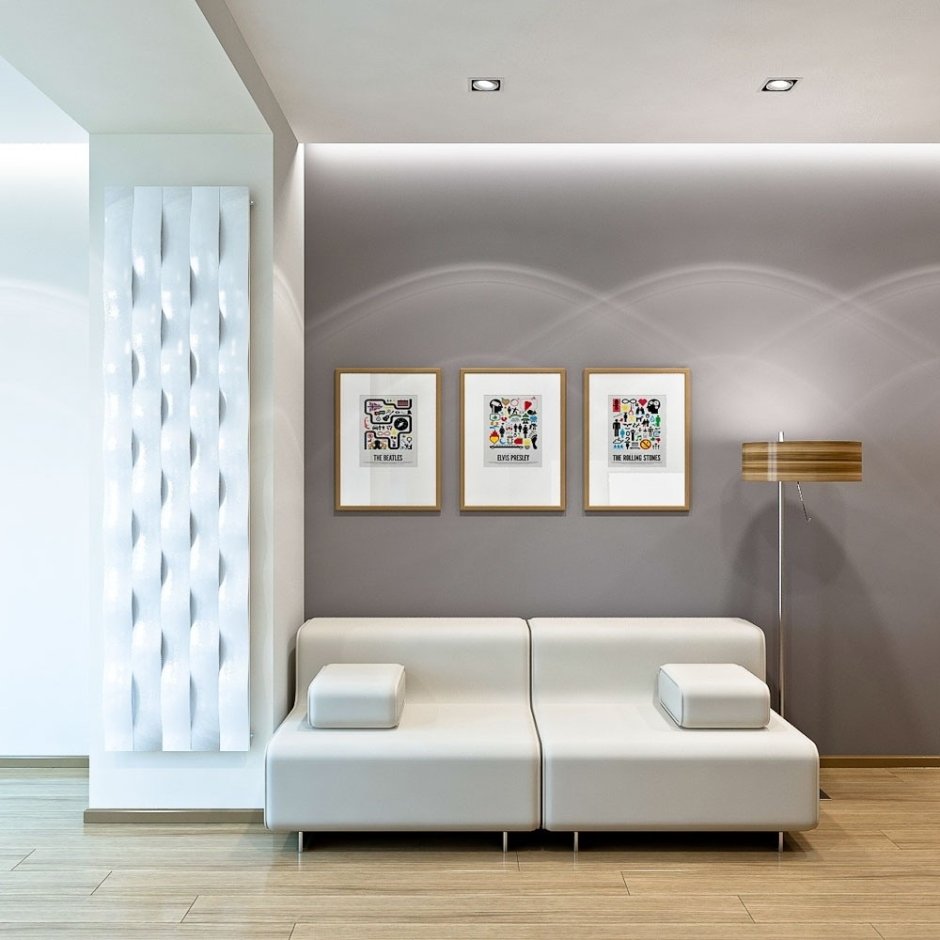 Зона над диваном