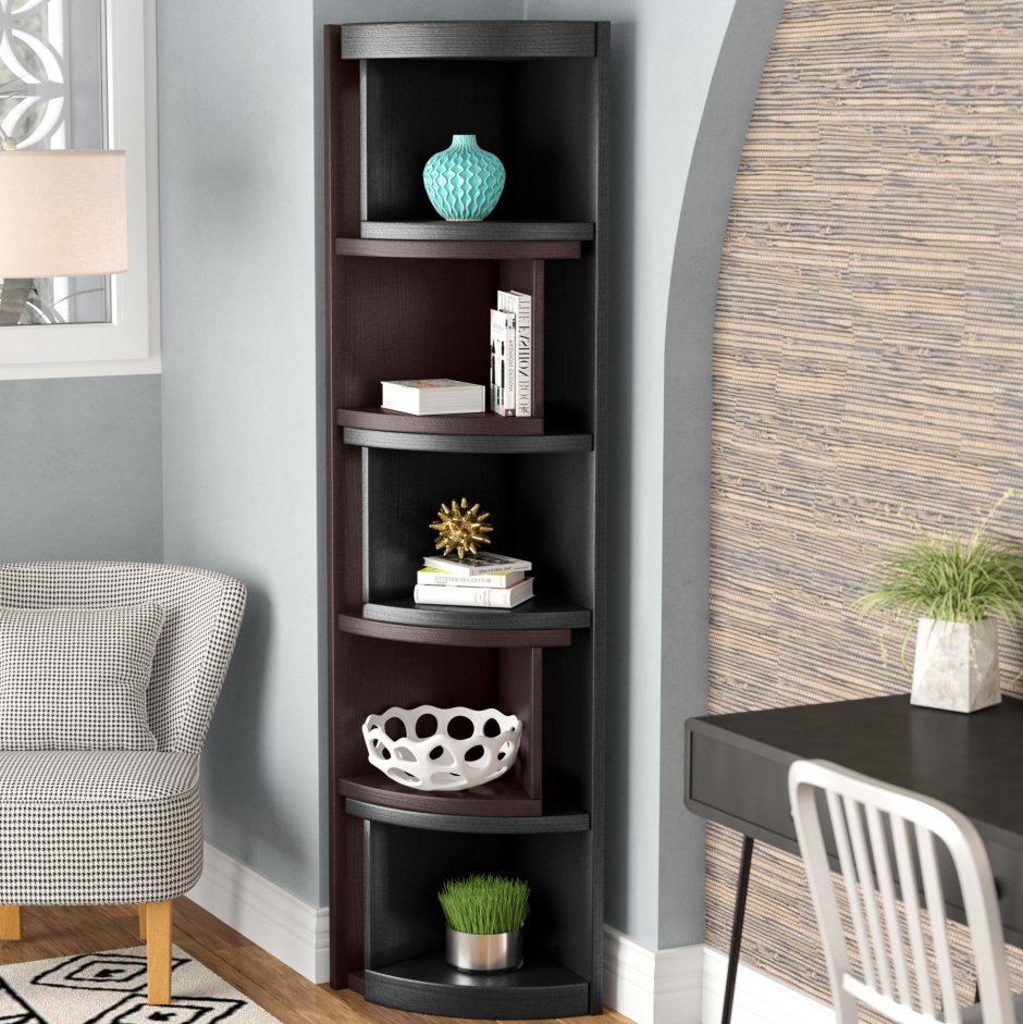 Угловая полка в гостиную