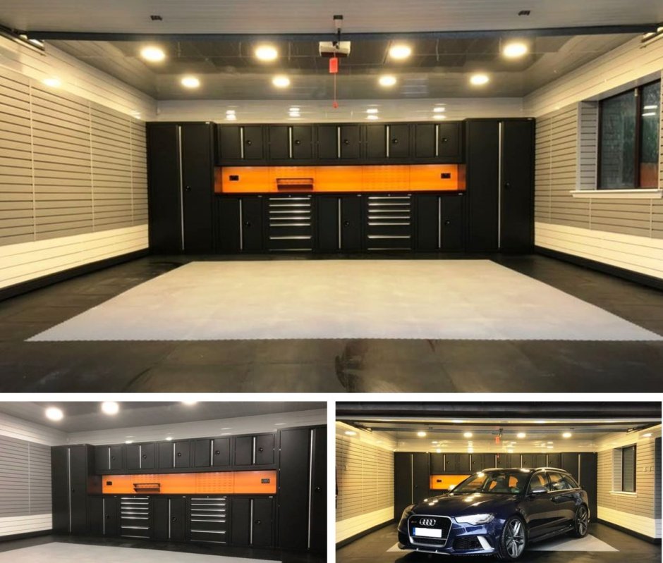 Необычная отделка гаража