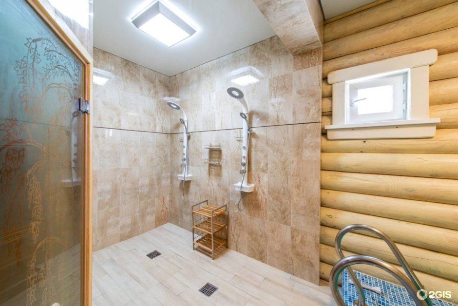 Отделка стен в помывочной бани