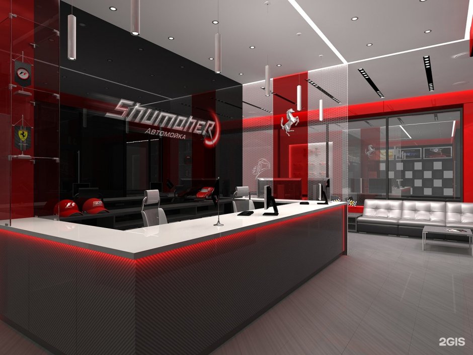 Дизайн интерьера автомойки