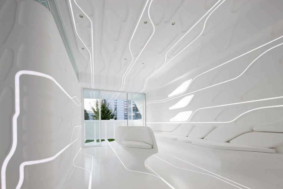 Плавные линии в интерьере