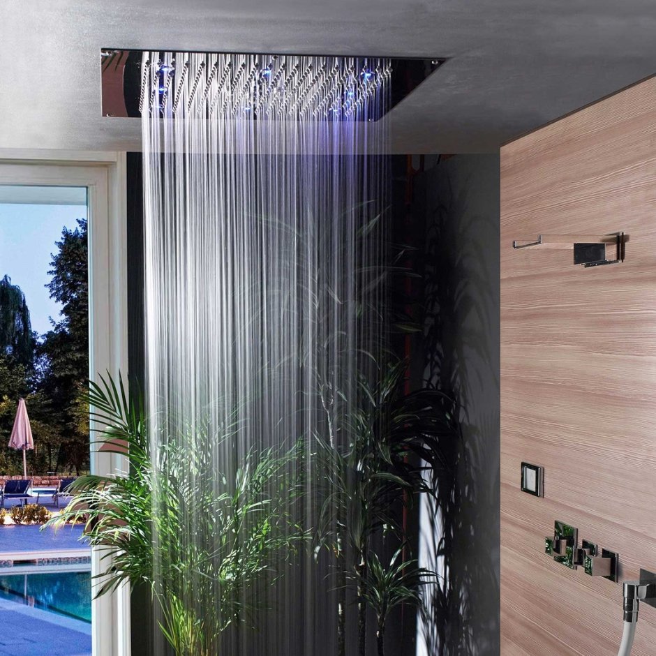 Верхний душ встраиваемый Bossini Dream Light h38661 хром