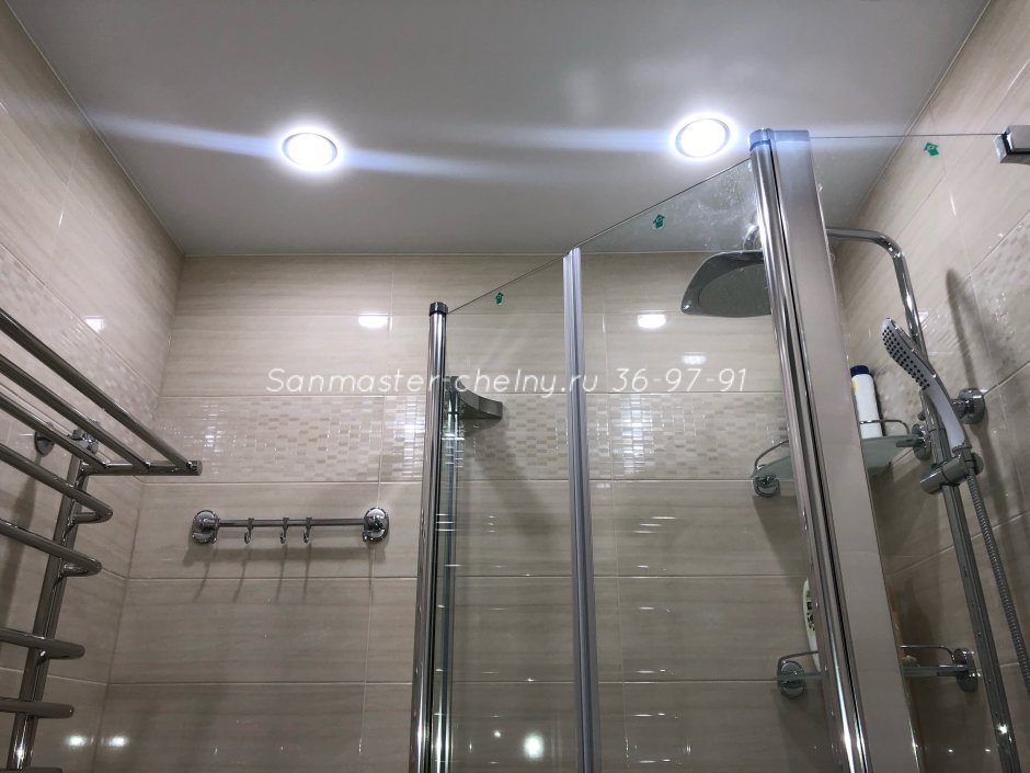 Подвесной потолок для душевой