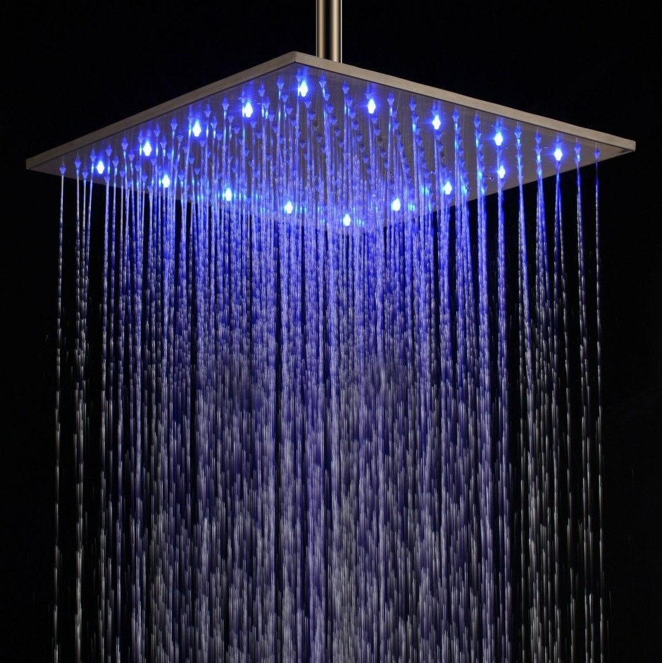 Rain Shower head Lights