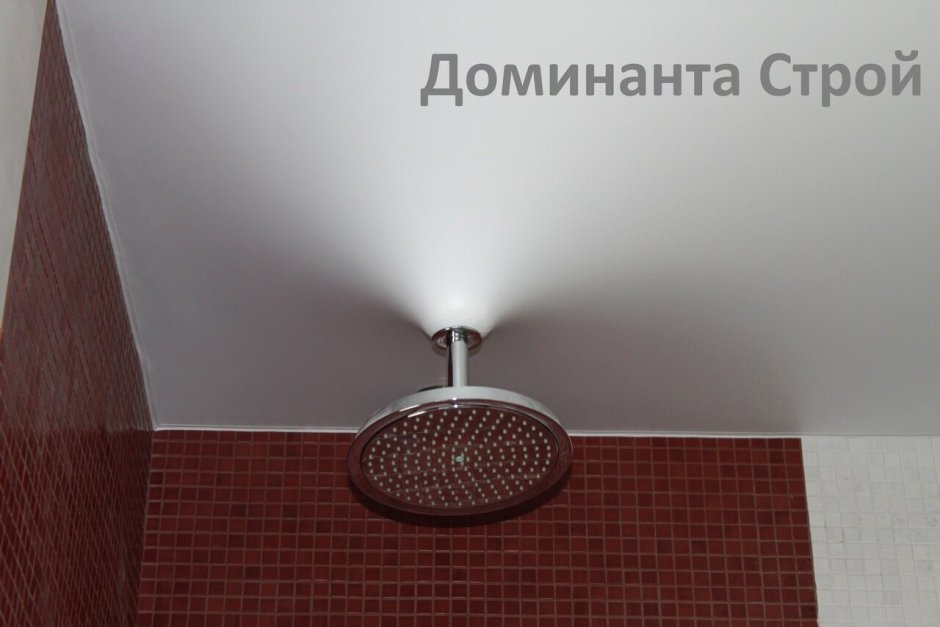 Тропический душ из натяжного потолка монтаж