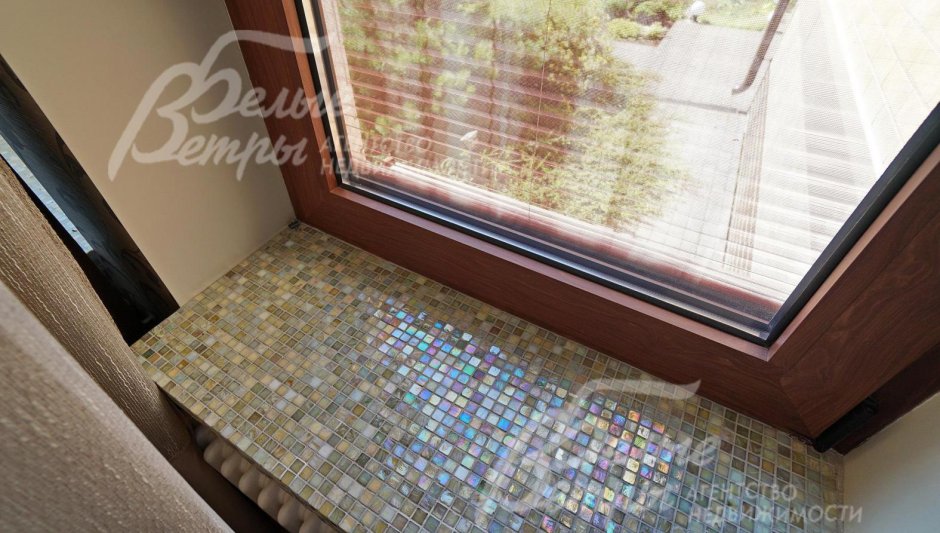 Подоконник из мозаики