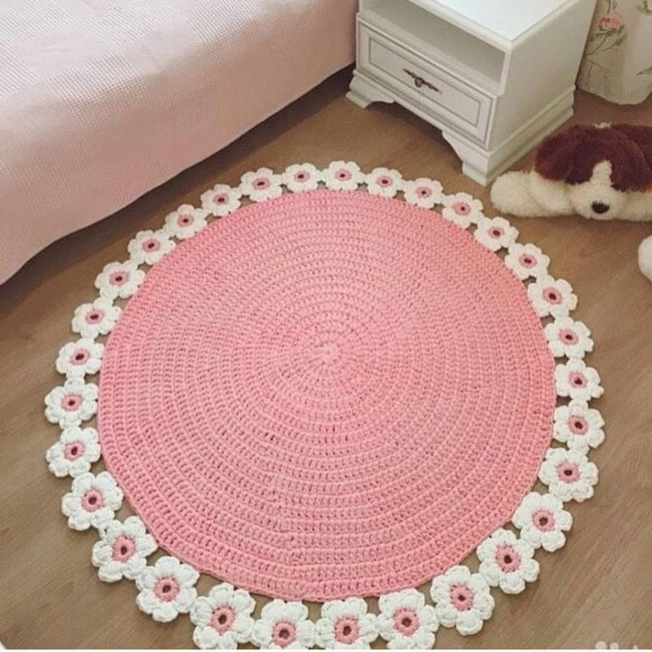 Коврик крючком