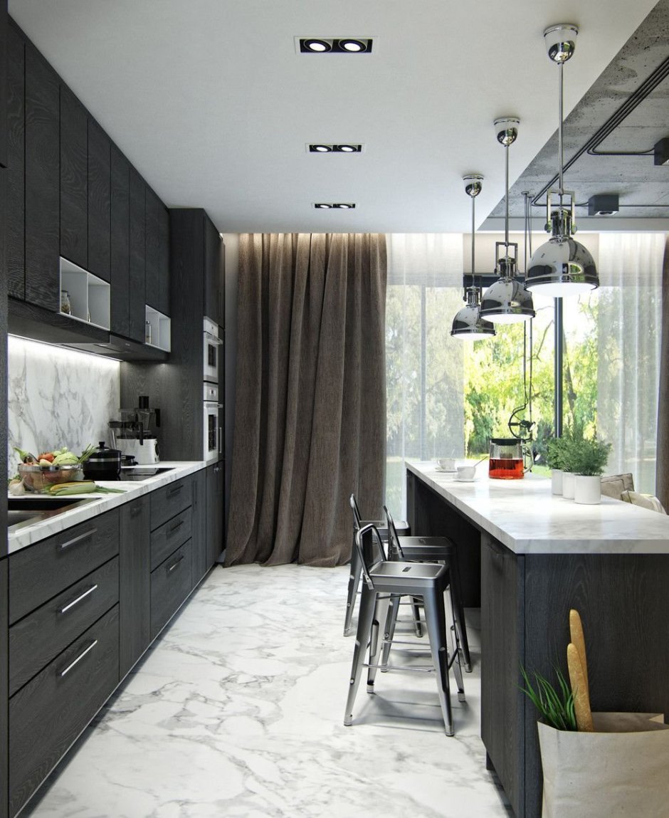 Кухни Будбин серая икеа 2020