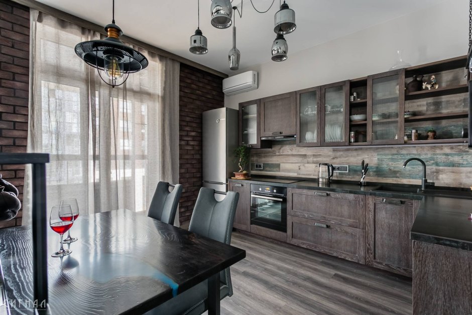 Кухня лофт Минимализм