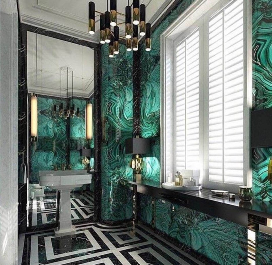 Ванна арт деко мрамор