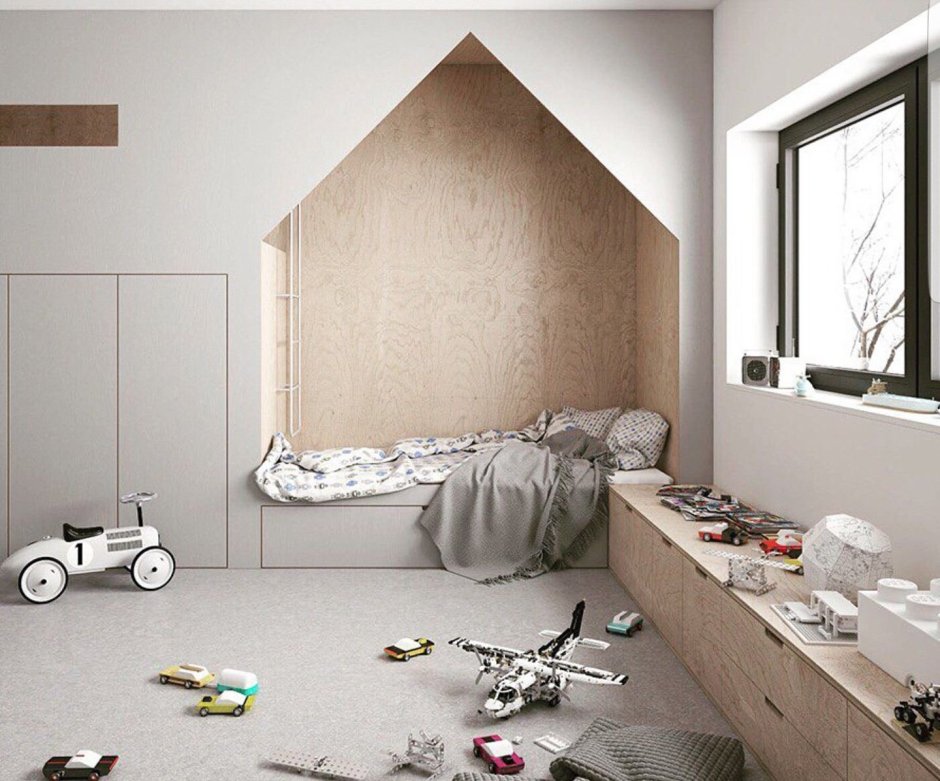 Необычная планировка комнаты