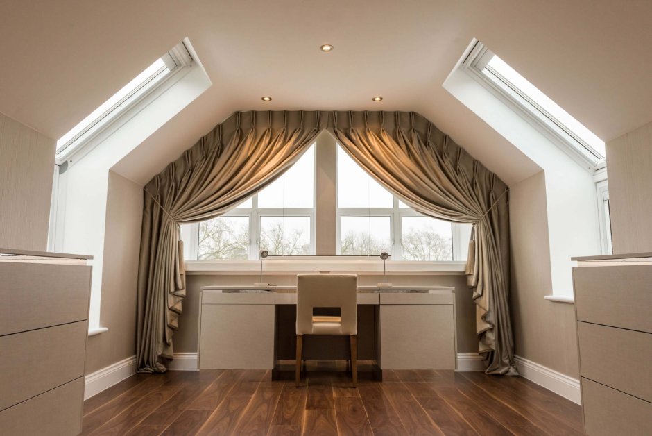 Спальня неправильной формы